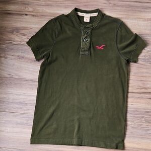 Hollister Olive Green Short Sleeve Tee